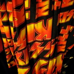 Kiss and Las Vegas Raiders pajama pants